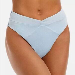 L*SPACE Womens Size‎ Small Nancy Lee Bikini Bottom In Sky Blue
